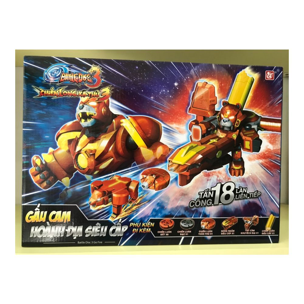 Người Máy Gấu Cam Hoành Địa Siêu Cấp