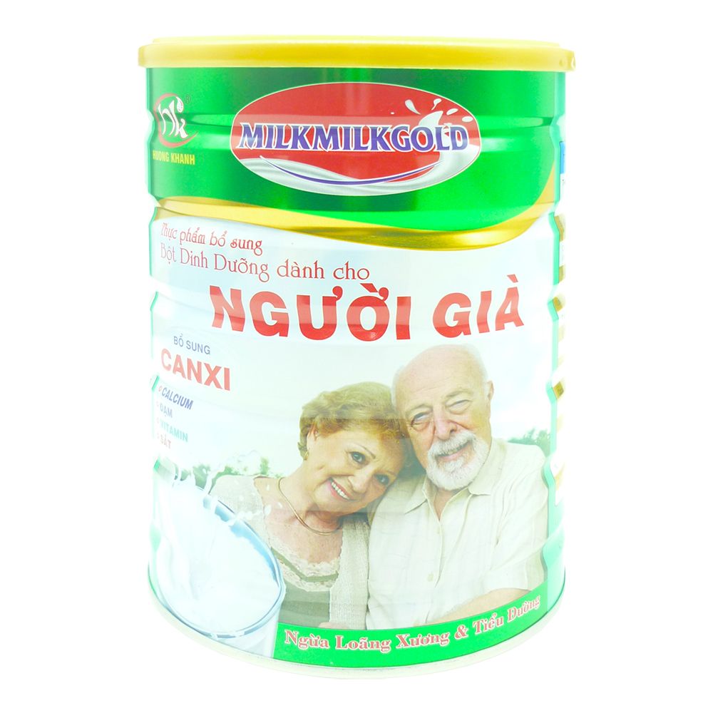 Bột Dinh Dưỡng Milk Milk Gold Thực Phẩm Bổ Sung Cho Người Già Hộp 900g