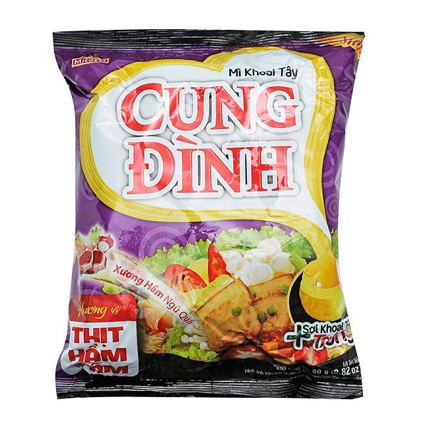 Mì Gói Khoai Tây Cung Đình - Hương Vị Thịt Hầm Nấm (80g)