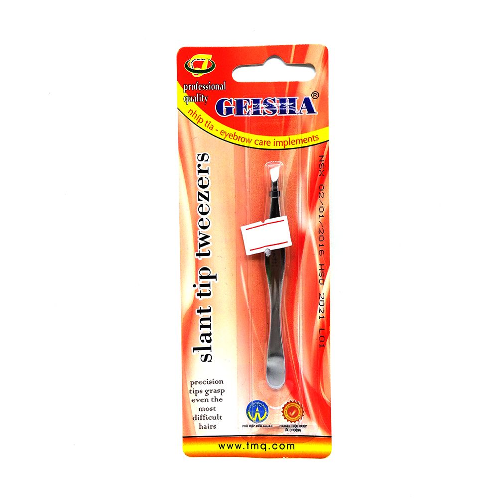 Nhíp Nhổ Lông Mày Mũi Xiên Geisha G080