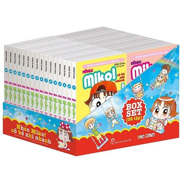 Nhóc Miko ! Cô Bé Nhí Nhảnh - Hộp Bộ 32 Cuốn
