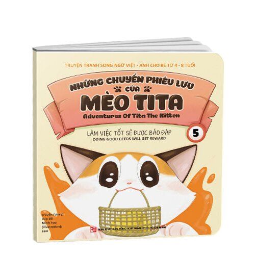 Bộ sách Những chuyến phiêu lưu của mèo TiTa (5 tập)