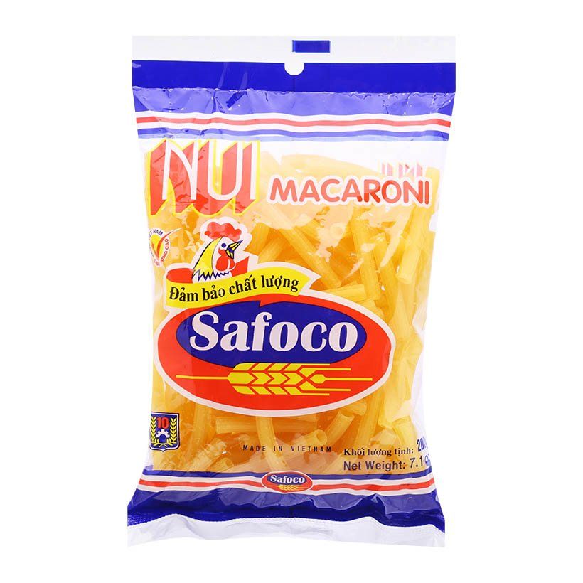 Nui Ống Macaroni Safoco (200g)
