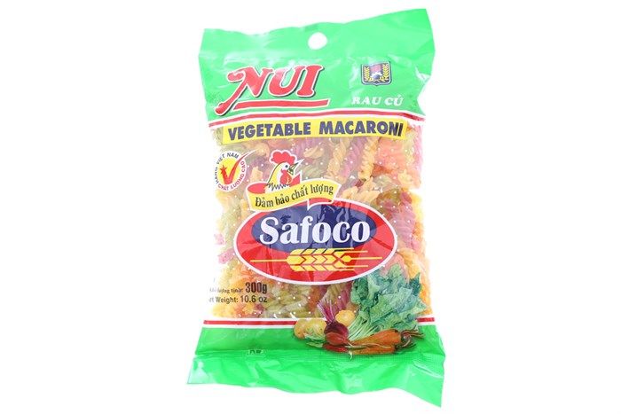 Nui Xoắn Rau Củ Macaroni Safoco (300g)