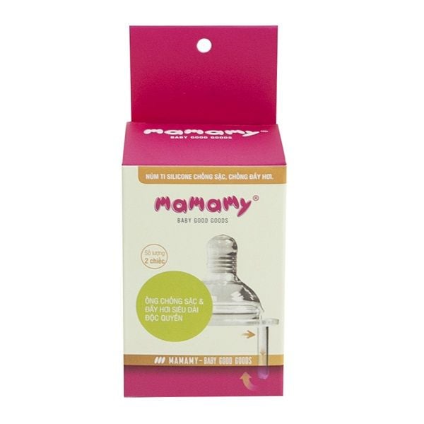 Núm Ty Chống Sặc Và Đầy Hơi Mamamy Size S