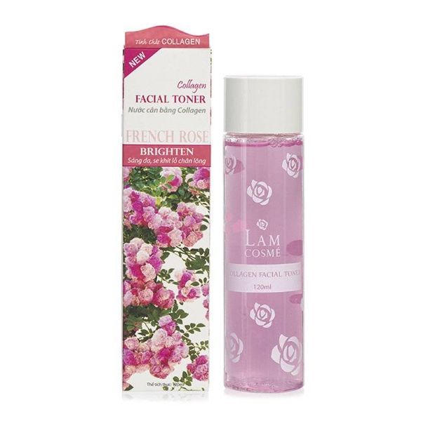 Nước Cân Bằng Da Chiết Xuất Hoa Hồng Lamcosmé (120ml)