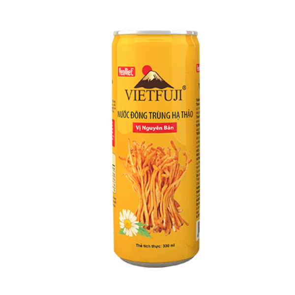 Nước Đông Trùng Hạ Thảo - Vị Nguyên Bản (Lon 330ml)