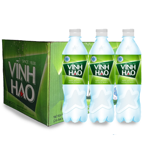 Nước Khoáng Có Ga Vĩnh Hảo (500ml/Chai)