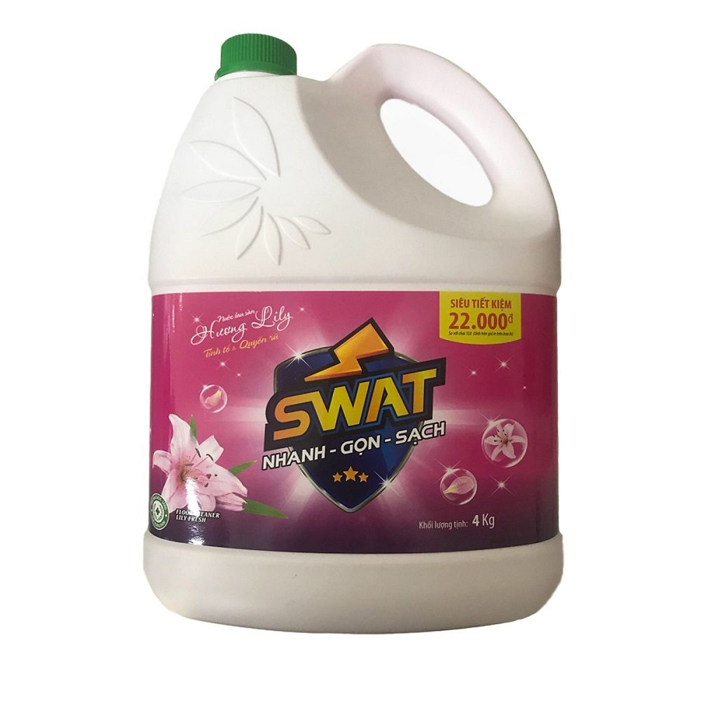 Nước Lau Sàn SWAT Hương Lily (4 Kg)
