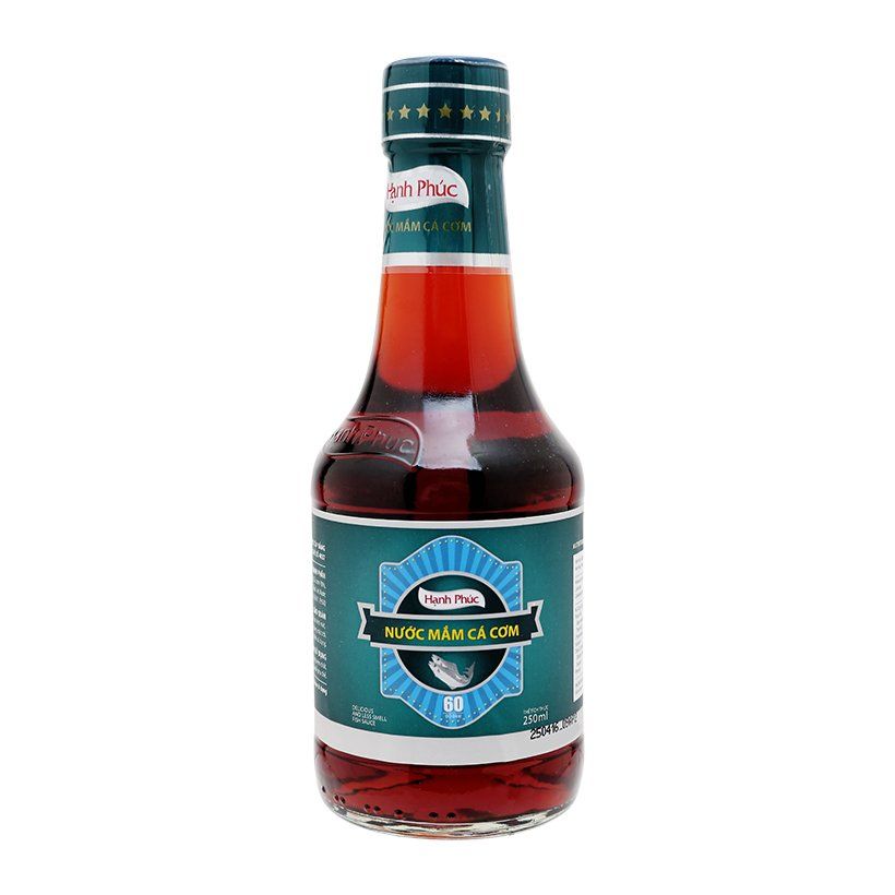 Nước Mắm Cá Cơm 60 Độ Đạm Hạnh Phúc (250ml)