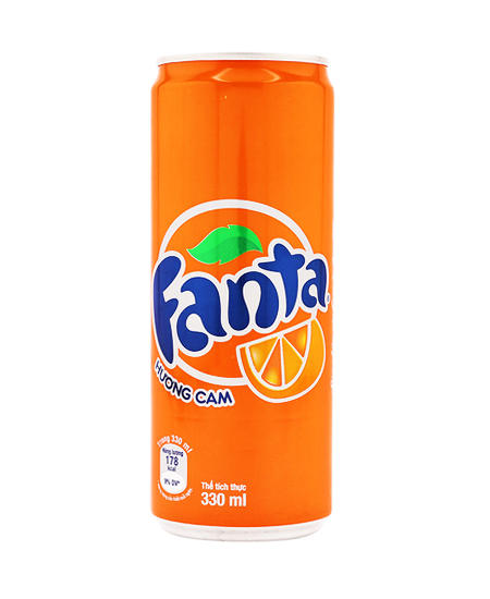 Nước Ngọt Có Gas Fanta Hương Cam (330ml/Lon)