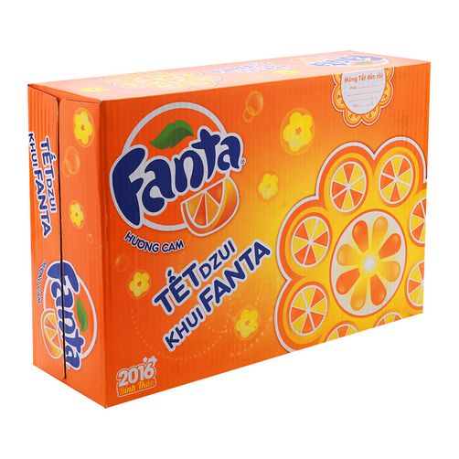 Nước Ngọt Có Gas Fanta Hương Cam (330ml/Lon)