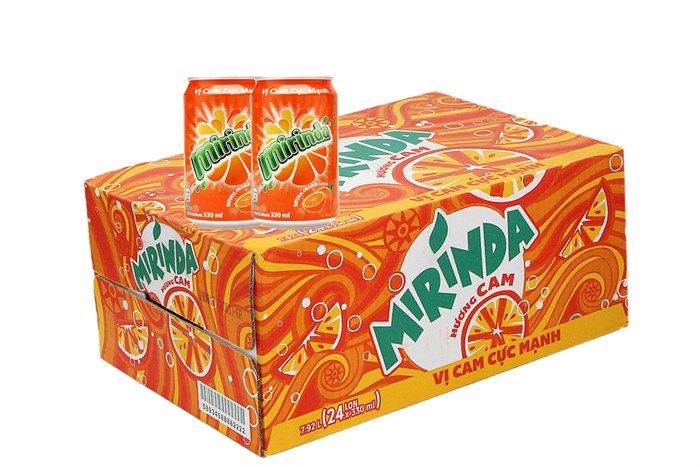 Nước mirinda cam thái*28 lon