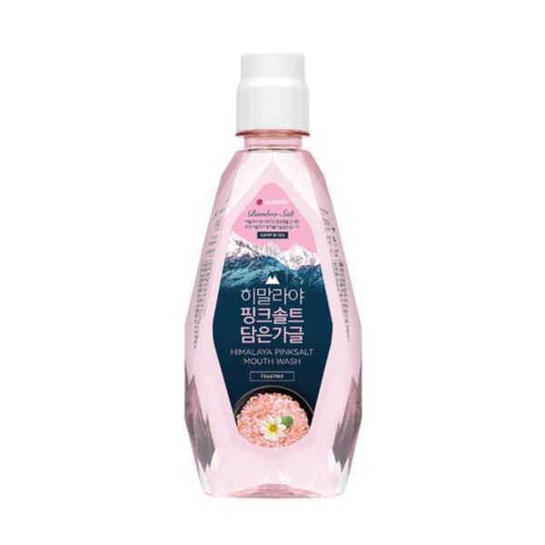 Nước Súc Miệng Bamboo Salt Himalaya Pinksalt 320ml - Floral Mint