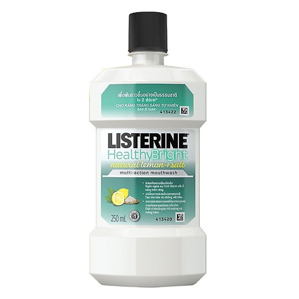 Nước Súc Miệng Làm Trắng Răng Listerine Healthy Bright (250ml)