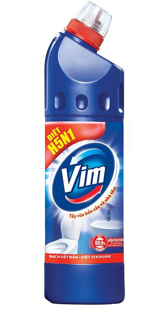 Nước Tẩy Bồn Cầu Vim Diệt Khuẩn (900ml)