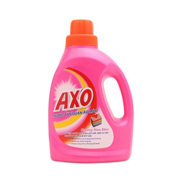  Nước Tẩy Quần Áo Màu Axo Hương Hoa Đào 800ml 