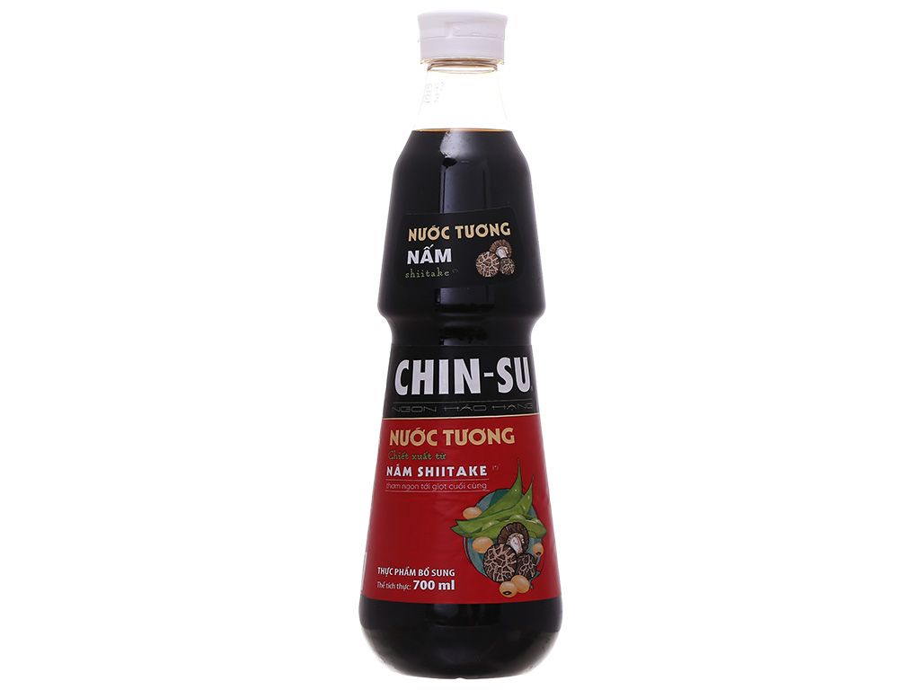  Nước Tương Chinsu Nấm Shiitake - Chai 700ml 