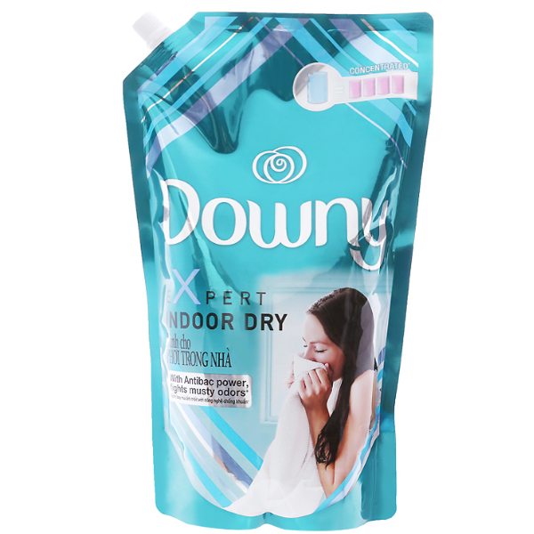 PG Downy túi 1.5l phơi trong nhà