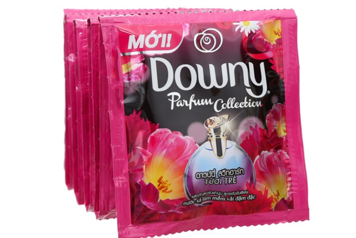 Nước Xả Vải Downy Tươi Trẻ Gói 20ml (10 Gói)