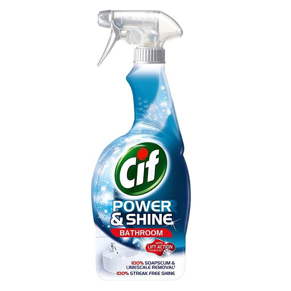Nước Xịt Lau Nhà Tắm Cif Power & Shine Bathroom (700ml)