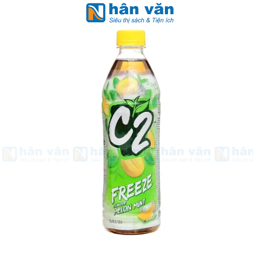 Trà Đen C2 Freeze Hương Dưa Lưới Bạc Hà 455ml