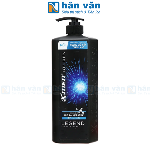 Dầu Gội Nước Hoa X-Men For Boss Legend Keratin Hương Gió Biển 850g