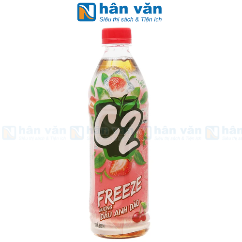 Trà Đen Hương Dâu Anh Đào C2 Freeze 455ml