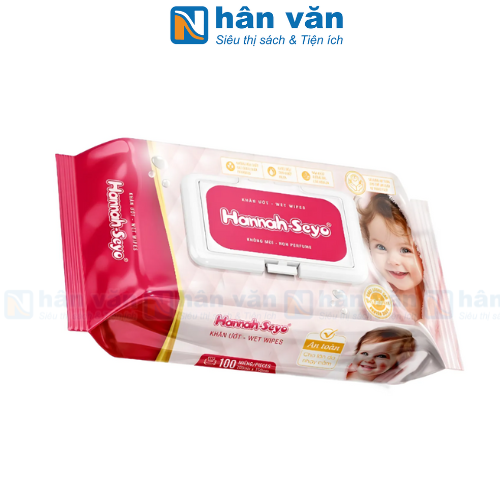 Khăn Ướt Hannah - Seyo - Gói 100 Tờ 14.5x21cm
