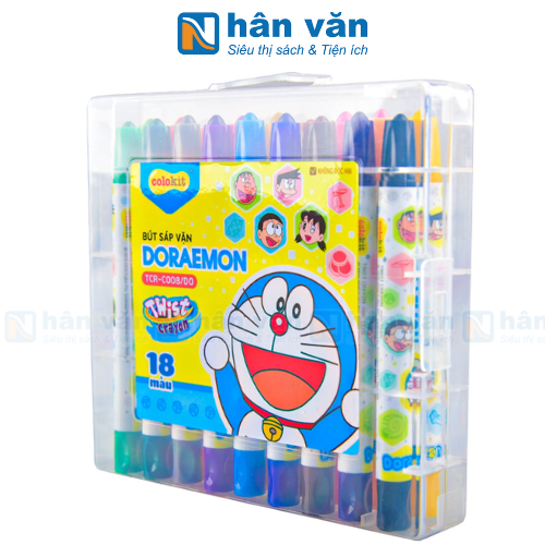 Bút Sáp Vặn Colokit TCR-C008/DO 18 Màu