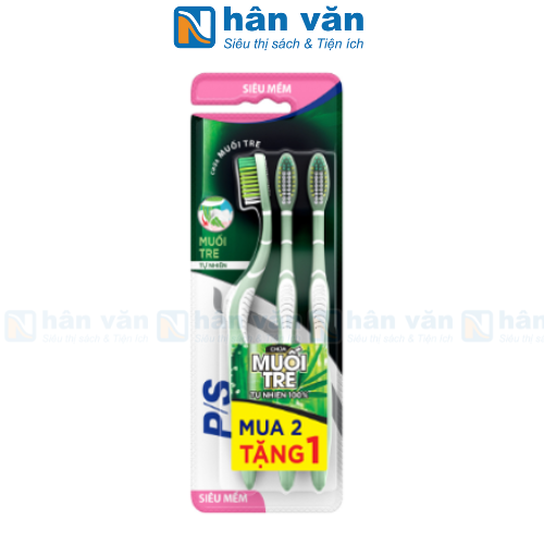 Bàn Chải Đánh Răng P/S Muối Tre (Bộ 3 Cây)