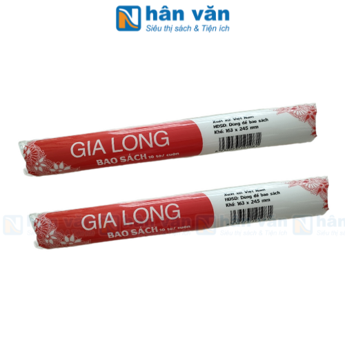 Bao Sách Gia Long - 16.3 x 24.5 cm - 10 Tờ/ Cuộn