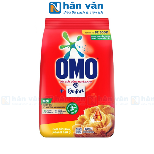  Bột Giặt OMO Comfort Tinh Dầu Thơm Nồng Nàn - 3.9KG 