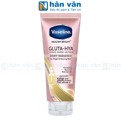 Sữa Dưỡng Thể Vaseline Gluta-Hya Sáng Da Chuyên Sâu Ban Đêm Chai 300ml