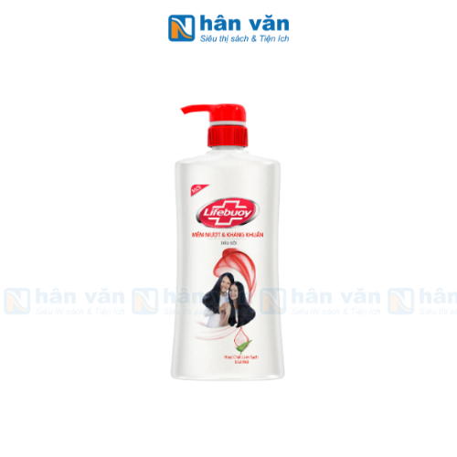  Dầu Gội Lifebuoy Mềm Mượt Kháng Khuẩn 640g 