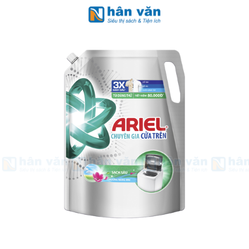  Nước Giặt Ariel Cửa Trên Sạch Sâu Hương Nắng Mai Túi 2.7kg 