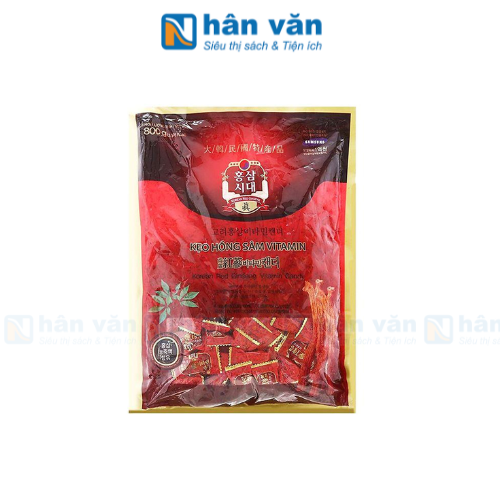  Kẹo Hồng Sâm Hàn Quốc Korean Red Ginseng Vitamin Candy 800g 