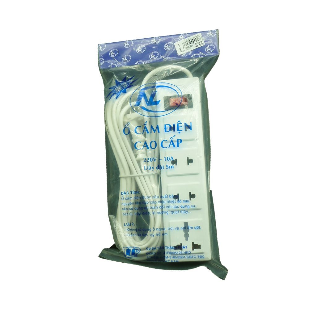 Ổ Cắm Điện Cao Cấp NL 1 Công Tắc 5m