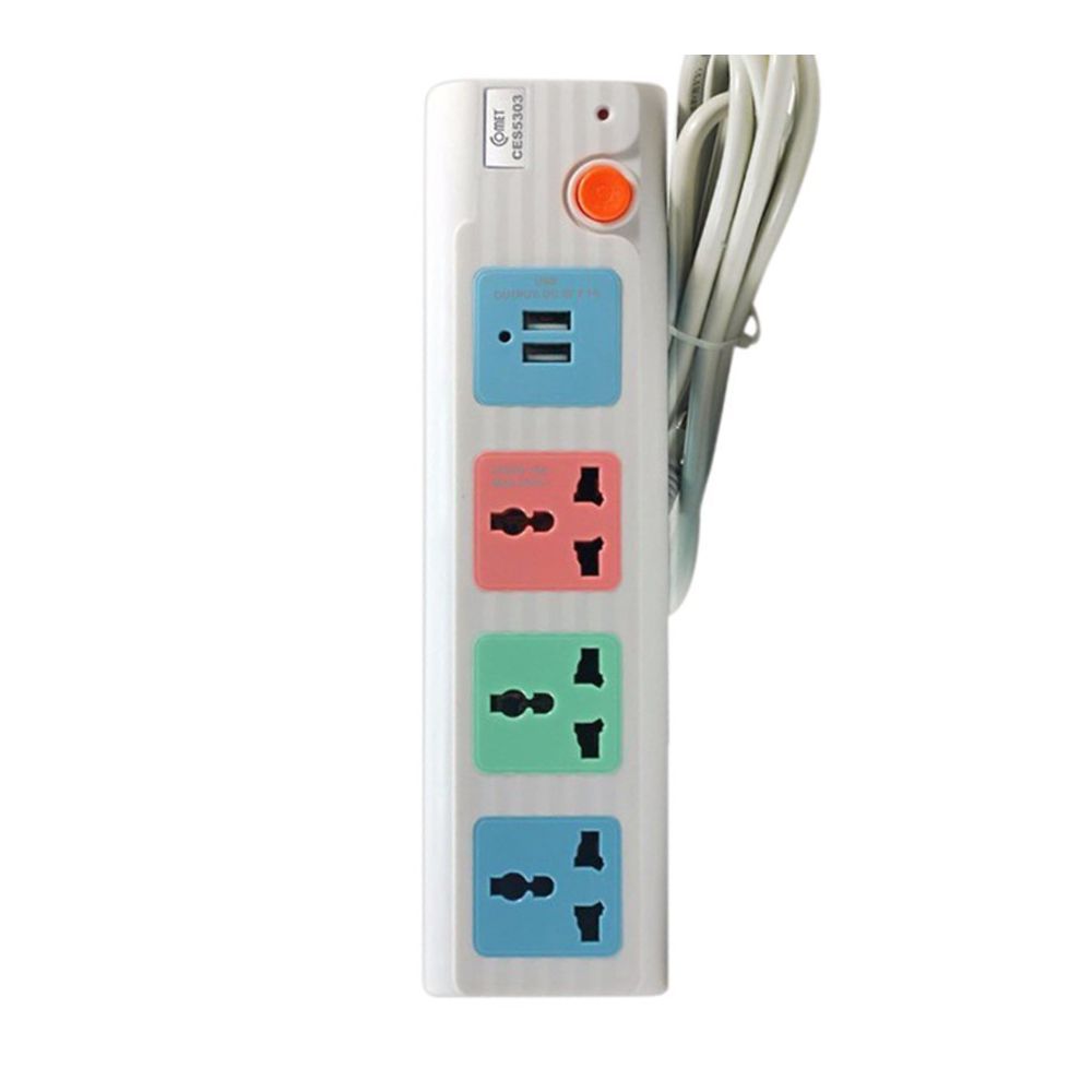 Ổ Cắm Nối Dài Kèm Cổng USB Comet CES5303