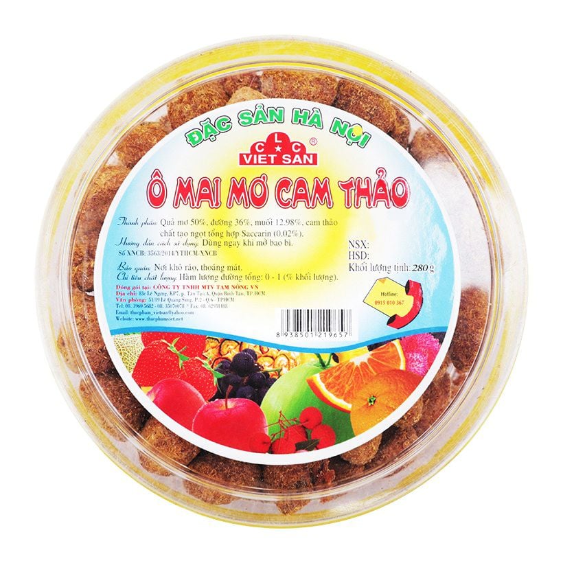 Ô Mai Mơ Cam Thảo CLC Việt San (280g)