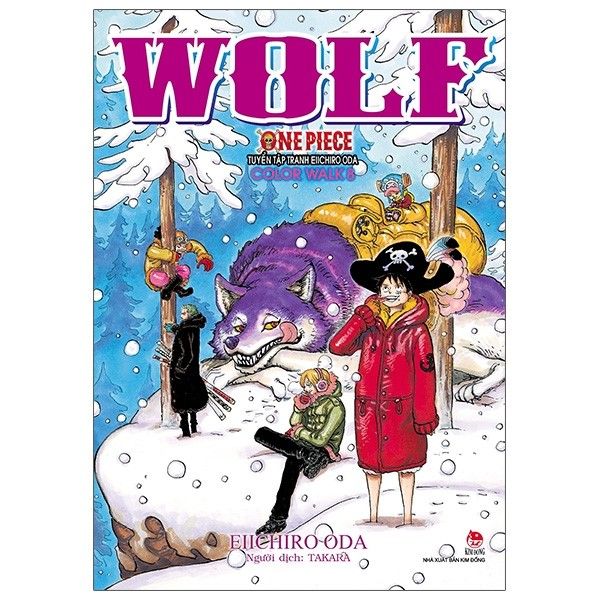 One Piece Color Walk Wolf - Tuyển Tập tranh Eiichiro Oda - Tập 8 - Tặng Kèm Postcard + Sticker