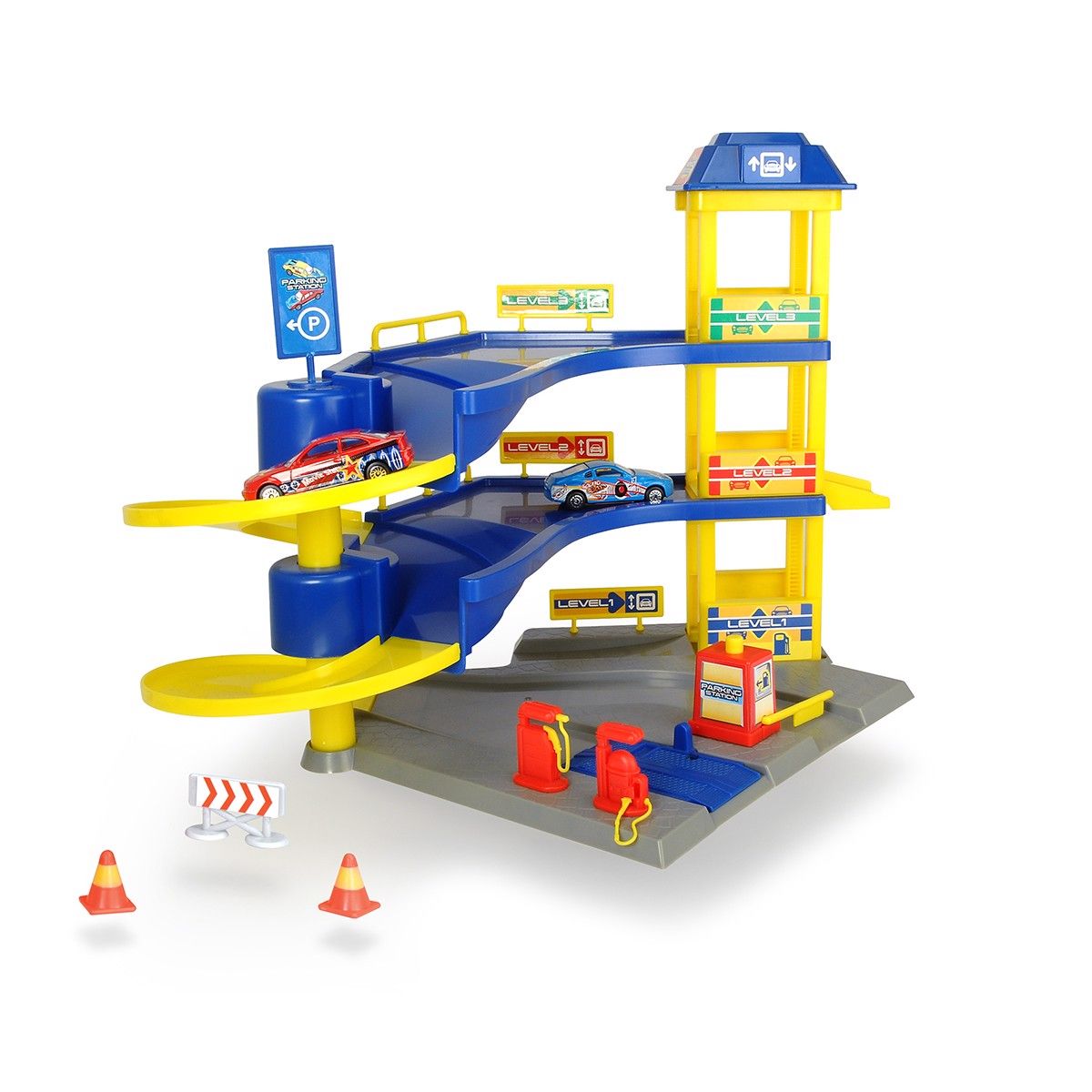 203748000 Bộ Đồ Chơi Bãi Đỗ Xe DICKIE TOYS Parking Station