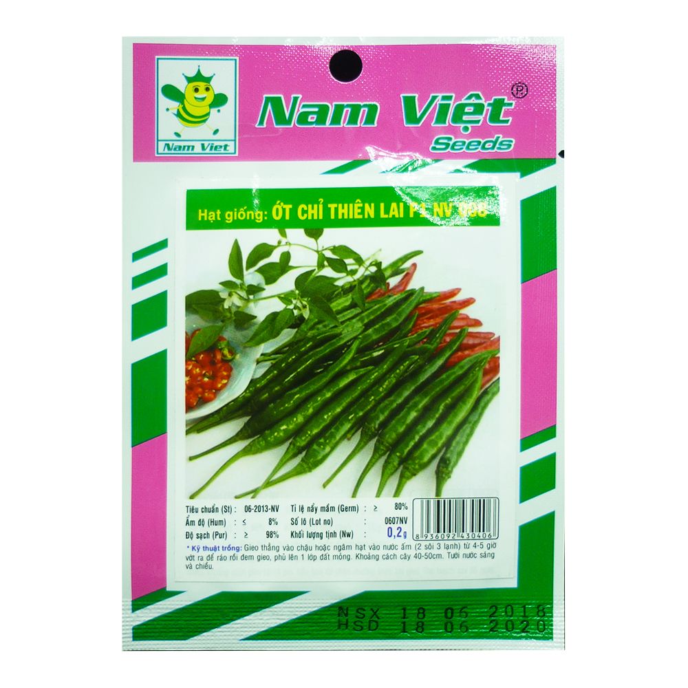 Ớt Chỉ Thiên Lai F1 NV 008 Nam Việt