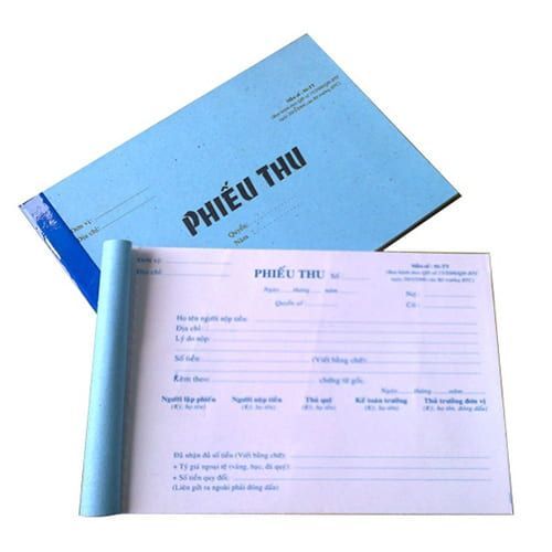 Phiếu Thu 3 Liên