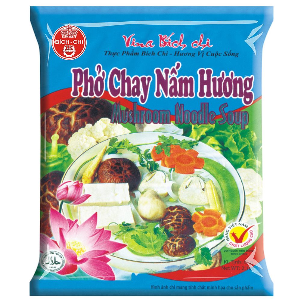 Phở Chay Nấm Hương Ăn Liền Bích Chi (60g)