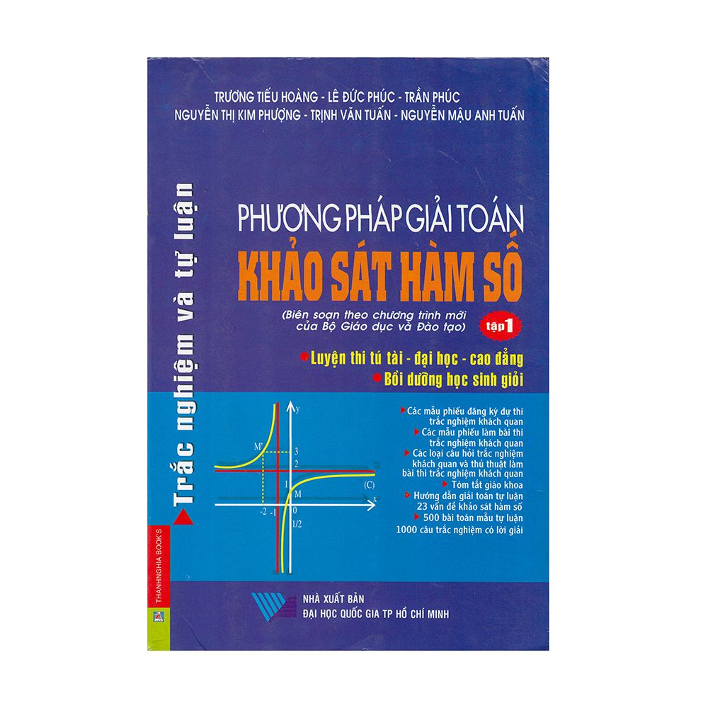 Phương Pháp Giải Toán Khảo Sát Hàm Số - Tập 1