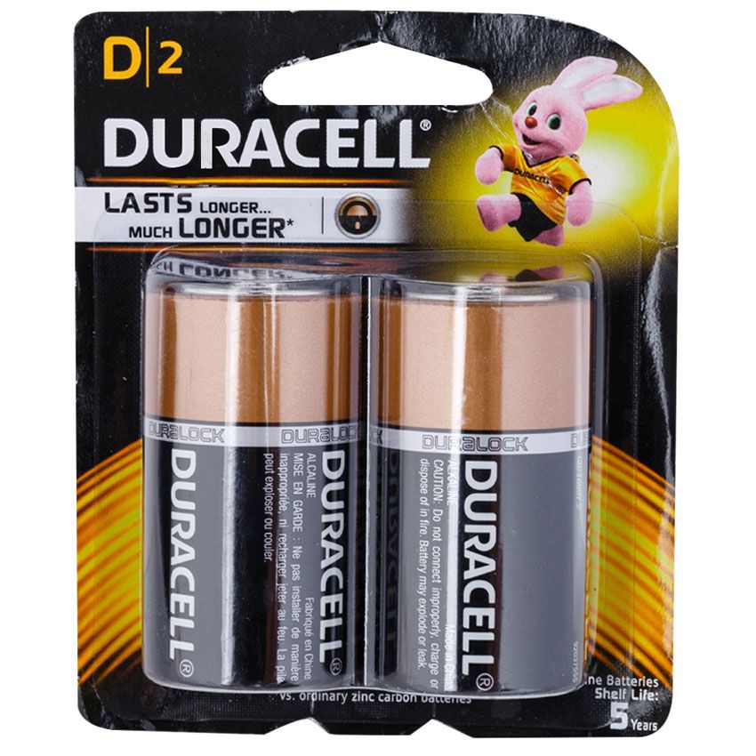 Pin Duracell Coppertop MN1300 - LR20 D2 1.5V (Vỉ 2 Viên)