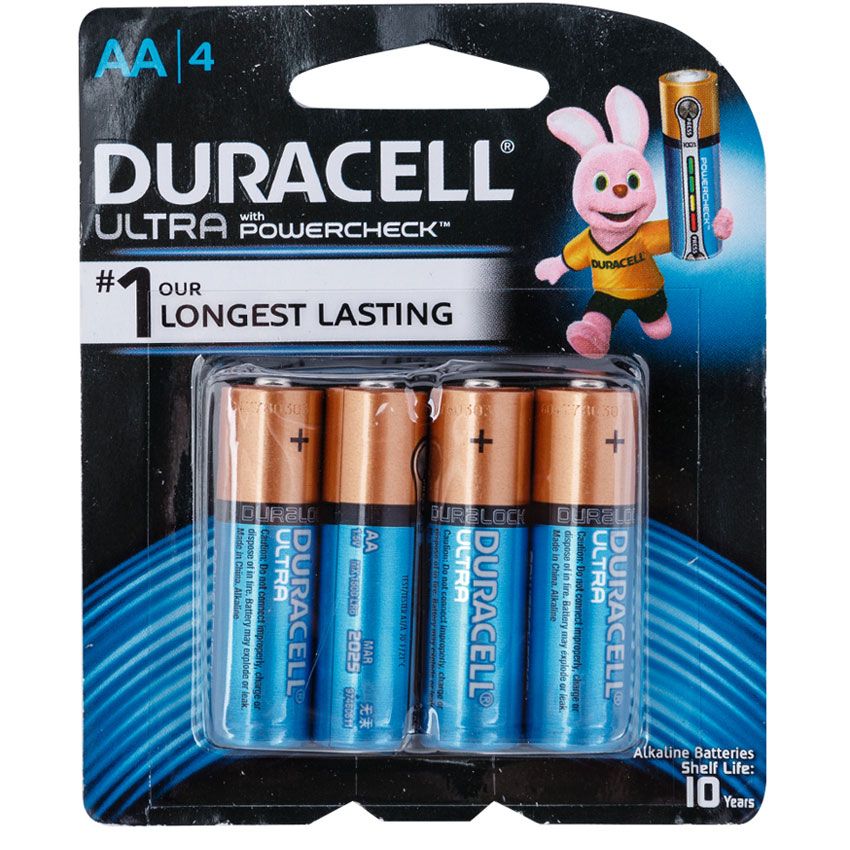 Pin Duracell Ultra MX1500 - LR6 AA4 1.5V (Vỉ 4 Viên)
