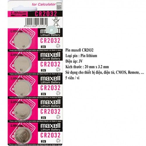 Pin Maxell CR2032