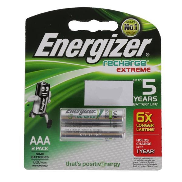 Pin Sạc Kỹ Thuật Cao Energizer AAA 800mAh - NH12ERP2